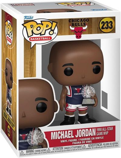 Funko Pop! Nba: Bulls - Michael Jordan - 1998 All-Star Game Mvp - Koleksiyon Vinil Figür - Hediye Fi