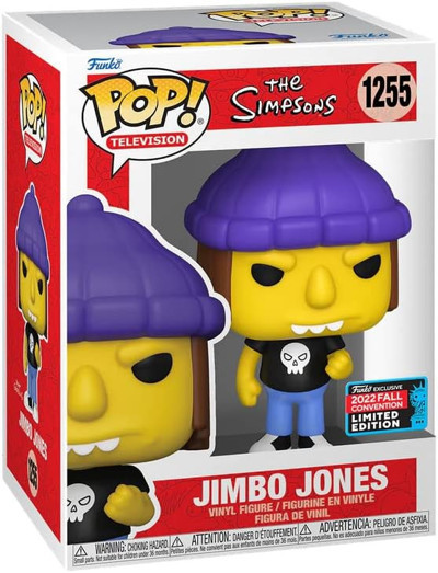 Funko Simpsons Jimbo Jones Pop Nycc 2022 Exclusive Shared