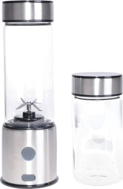 Usb Type C Şarjlı Cam Blender 6 Bıçaklı Smoothie Shake Blender