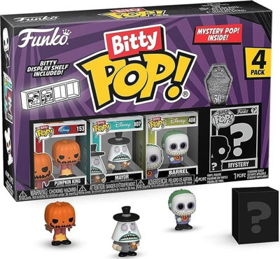 Funko Bitty Pop 4-Pack Disney The Nightmare Before Christmas 30Th - Pumpkin King, 20002