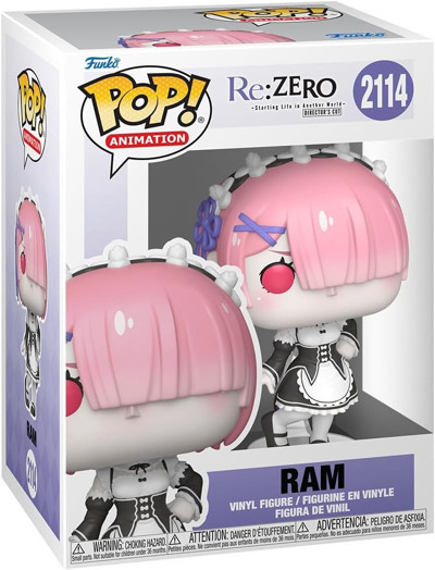 Funko Pop! Animasyon: Re: Zero - Ram - Vinil Koleksiyon Figürü - Hediye Fikri - Resmi Ticari Ürünler