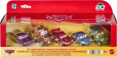 Hot Wheels Disney Pixar Cars 20. Yıl Radiator Springs 5'li Metal Araç Seti JMJ85