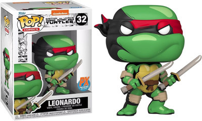 Funko Pop POP Funko 60652 TMNT Comics Leonardo PX vinil figür