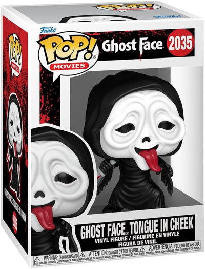 Funko Pop! Vinyl: Hayalet Yüz - Yanakta Hayalet Yüz Dili - Koleksiyon Vinil Figür - Hediye Fikri - R