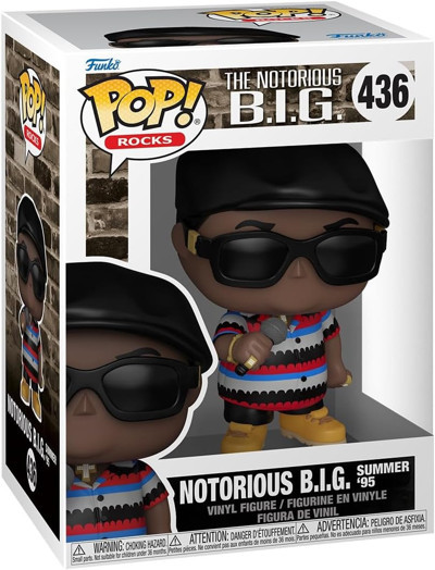 Funko Pop Rocks: Notorious Big B.I.G. Summer '95 - Biggie - Koleksiyon Vinil Figür - Hediye Fikri -