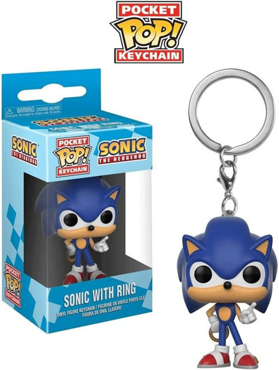 Funko Pop! Anahtarlık: Oyunlar - Halka Koleksiyon Oyuncak, Multi Sonic"