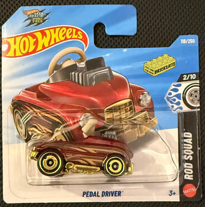Hot Wheels Tekli Arabalar Pedal Driver JJL11 (Rod Squad)