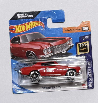 HOT WHEELS FAST & FURIOUS HW SCREEN TIME-2020 6/10 70 CHEVELLE SS