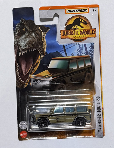 MATCHBOX JURASSIC WORLD 14 MERCEDES-BENZ G 550 - FMW90 HBG98