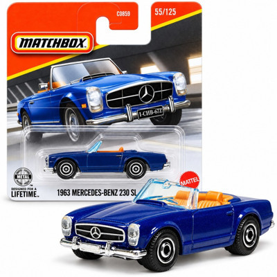 C0859 Matchbox 1:64 Tekli Arabalar 1963 MERCEDES-BENZ 230 SL JHP10