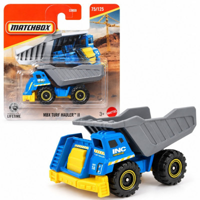 Matchbox MBX Turf Hauler II Mavi Damperli İnşaat Kamyonu 75/125 JHP50