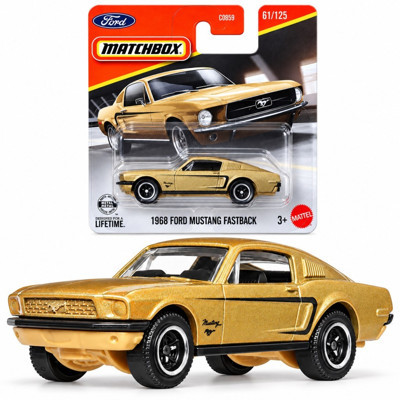 C0859 Matchbox 1:64 Tekli Arabalar 1968 FORD MUSTANG FASTBACK JNK51