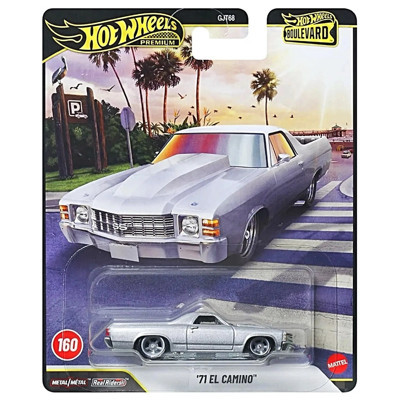 Hot Wheels Premium Boulevard 71 Chevrolet El Camino Gümüş 160 Model Araba 1:64