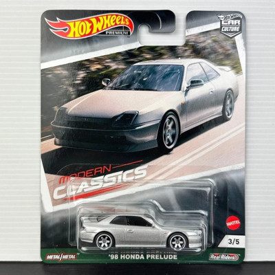 Hot Wheels Premium Car Culture Modern Classics 98 Honda Prelude Gümüş 3/5 Model Araba