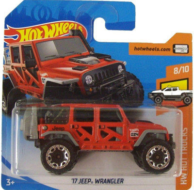 Hot Wheels '17 Jeep Wrangler - Kırmızı - 2018 - FJV47 (1/64)