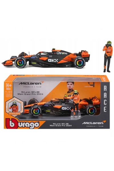 1/24 Formula 1 McLaren MCL38 Miami Grand Prix 2024
