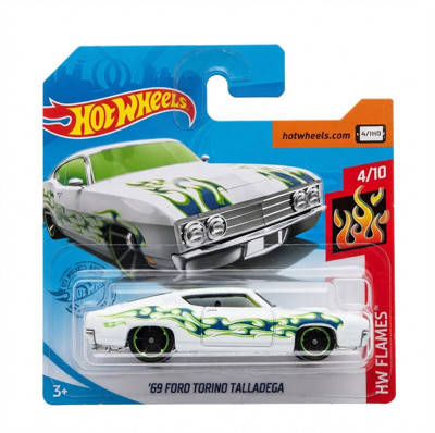 Hot Wheels '69 Ford Torino Talladega - HW Flames - 2019 - FYF15 - 1/64
