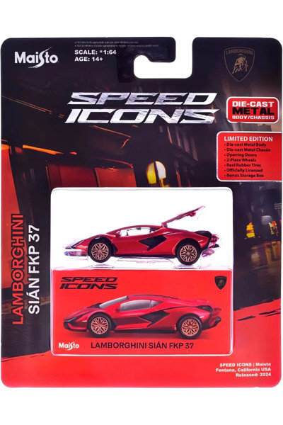 Maisto 1:64 Lamborghini Sian Fkp 37 K