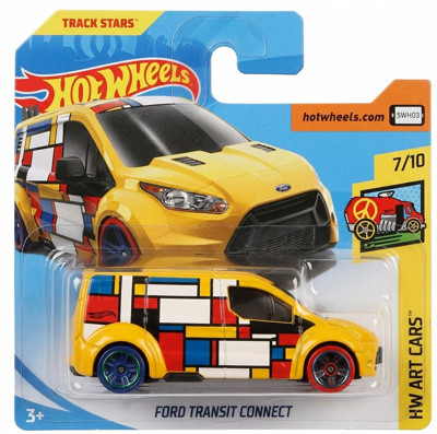 Hot Wheels Ford Transit Connect - HW Art Cars - 2018 - FJY65 - 1/64