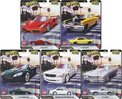 Hot Wheels Premium Boulevard 2026 156-160 5'li Set Enzo Ferrari Mercedes Aston Martin