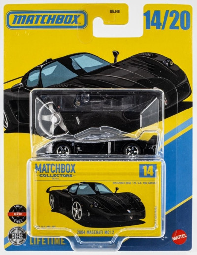 2026 Matchbox Collectors #14 2004 Maserati MC12 Black