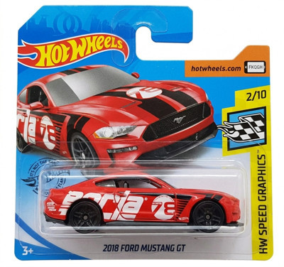 Hot Wheels 2018 Ford Mustang GT - Kırmızı - 2020 - GHC84 - 1/64