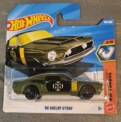 Hot Wheels 2026 68 Shelby GT500 Yeşil 1:64 Metal Model Araba HW Torque 184/250