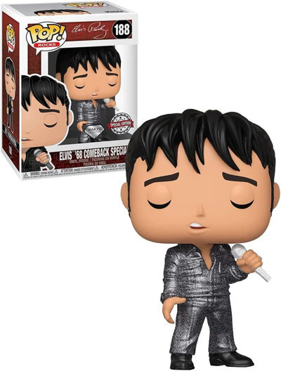 Funko POP! Rocks: Elvis-'68ComebackSpecial(DGLT)