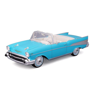 1957 Chevrolet Bel Air Convertible Model Araba 31476 Mavi
