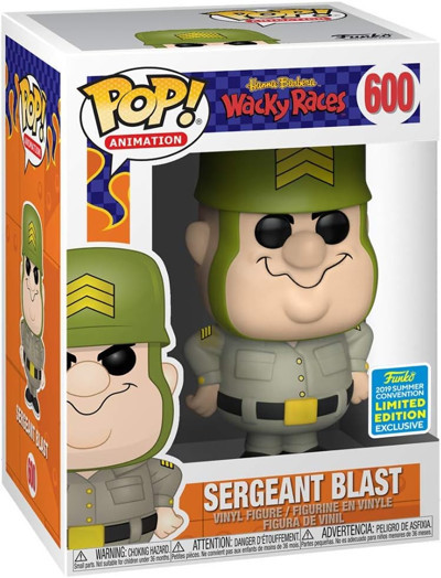 Funko Sergeant Blast Hana Barbera Wacky Races 2019 Summer Convention Exclusive Limited Edition Vinyl POP