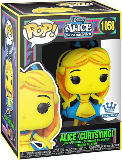 Funko Pop! Disney: Alice Harikalar Diyarında - Alice Curtsying (Blacklight Exclusive)