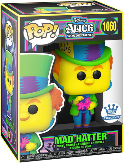 Funko Pop!Disney's Alice Harikalar Diyarında - Çılgın Şapkacı Siyah Işık Özel