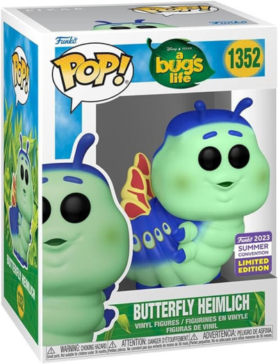 Funko Pop! Pixar Butterfly Heimlich (SDCC) With Protector