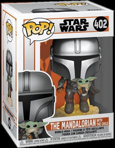 Funko Pop Star Wars The Mandalorian Flying With Jet Pack 402