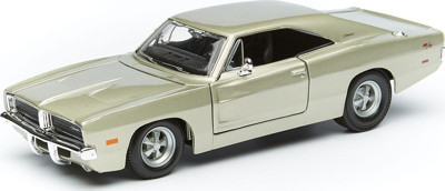Maisto 1/25 1969 Dodge Charger R/T Model Araba Gümüş