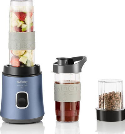 Arzum AR1101-N Shake'N Take Joy 600W Kişisel Smoothie Blender + Kahve Öğütücü – Nar