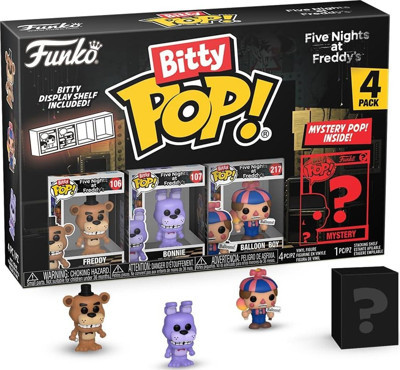 Funko Bitty Pop!: Five Nights At Freddy'S Mini Collectible Toys 4-Pack - Freddy, Bonnie, Ballon Boy