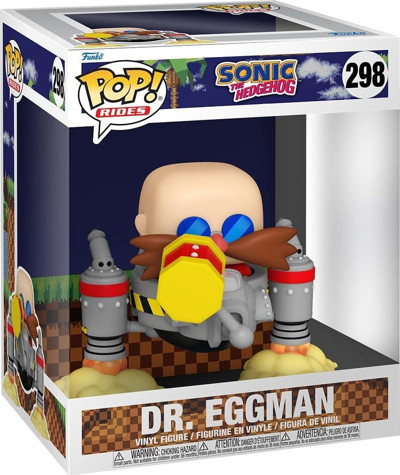Funko Pop Rides Deluxe: Sonic Bu Kirpi - Dr. Eggman