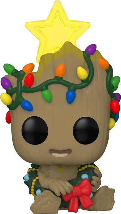 Funko Pop! Işıklarla Marvel Holiday Groot (Karanlıkta Parlayan), Ayrıcalıklı