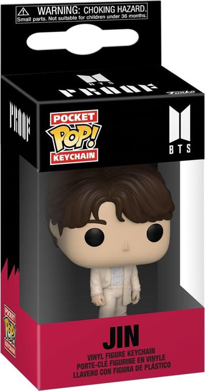 Funko Pop! Anahtarlık: Bts – Jin – Vinil Mini Figür, Koleksiyon, Orijinal Anahtarlık, Çorap Dolgusu,