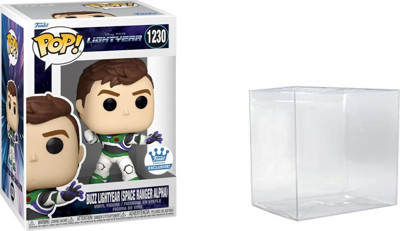 Funko Pop! Buzz Lightyear Space Ranger Alpha Exclusive 1230 Bundled With Pop Protector