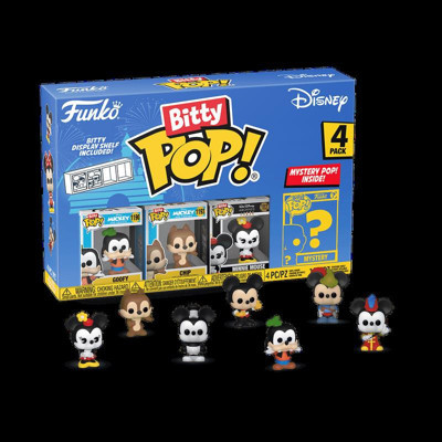 Funko Bitty Pop! Disney 4'lü Paket (Figür Boyu 2,25 cm)