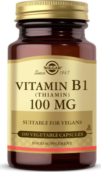 Solgar Vitamin B1 Thiamin 100 Kapsul