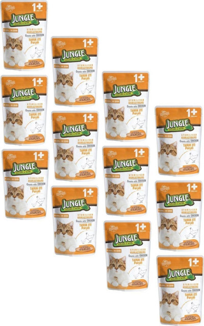 Pouch Tavuklu Kısırlaştırılmış Yaş Kedi Maması 100gr X 12 Adet