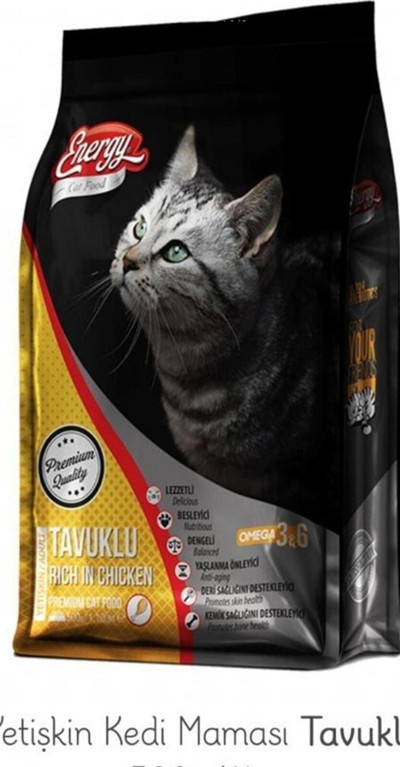 Cat Food Energy Tavuklu Yetişkin Kedi Maması 500 gr