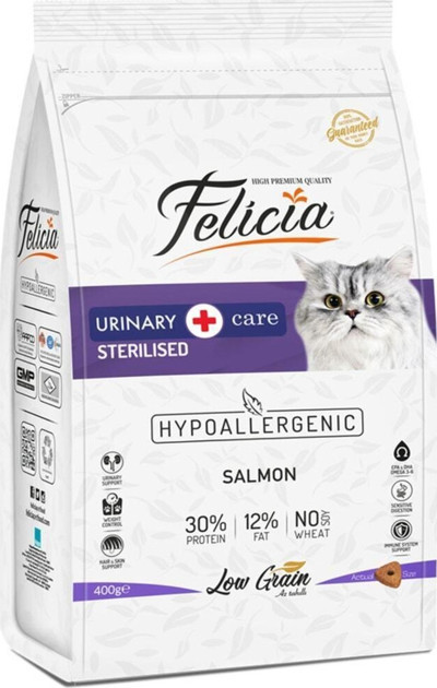 400gr- Sterilised Kısır Somonlu Az Tahıllı Kedi Maması