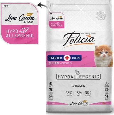 Kitten Az Tahıllı Tavuklu Yavru Kedi Maması 12 Kg