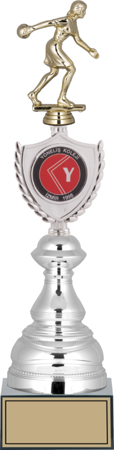 ODAK KUPA - Figürlü Kupalar - Bowling Kadın Figürlü Kupalar FG-035 A - 41 cm
