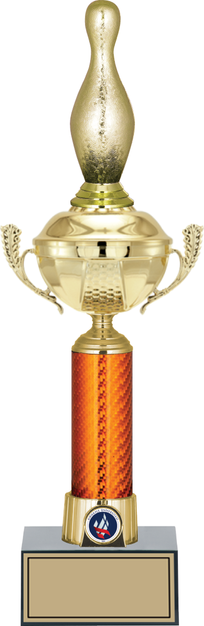 ODAK KUPA - Figürlü Kupalar - Bowling / Pin Figürlü Kupalar FG-056 B - 43 cm