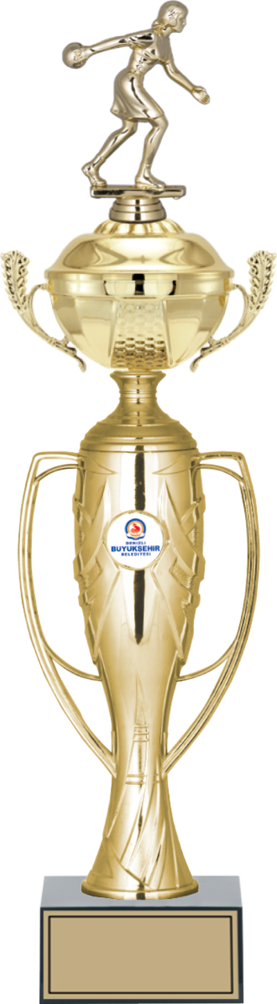 ODAK KUPA - Figürlü Kupalar - Bowling Kadın Figürlü Kupalar FG-072 B - 49 cm